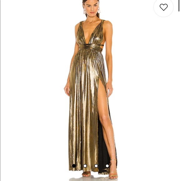 Gold Bronx and Banco gown in size Small - Picture 1 of 4